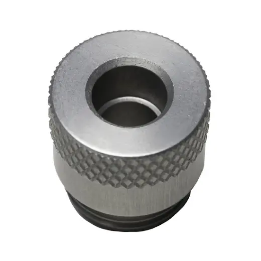 RCBS MatchMaster Powder Funnel Adapter .45 Cal Adaptér v ráži .45 pro hliníkovou prachovou násypku RCBS MatchMaster Powder Funnel. Jedinečný vnitřní design pevně sedí na konkrétní ráži a zajišťuje bezproblémové sypání prachu do ústí nábojnice.